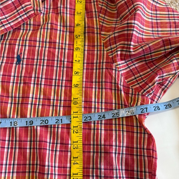Ralph Lauren “Blake” Red and Yellow Plaid Button Down Shirt Mens size XXL - Picture 10 of 10